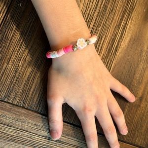 Super stretchy preppy clay bead bracelet perfect for Summer , any other occasion